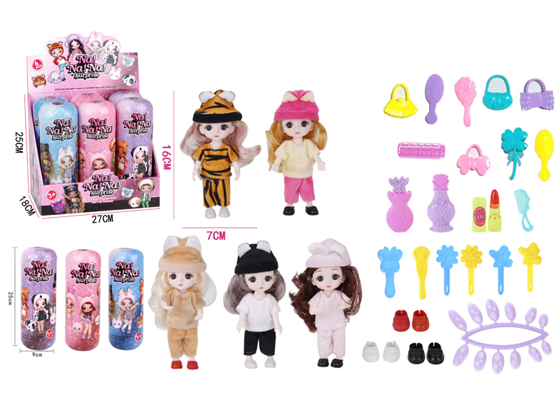 6PCS Nan25Cm Capsule 6.5 Inch 12 Joints