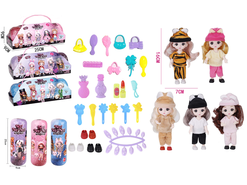 Nan25Cm Capsule 6.5-Inch 12 Joint Movable Doll