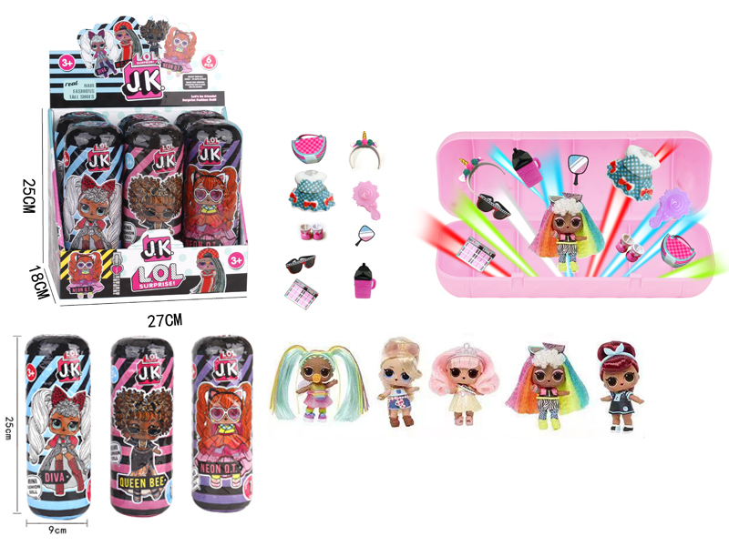 6PCS Jk25 Cm Capsule Surprise Doll