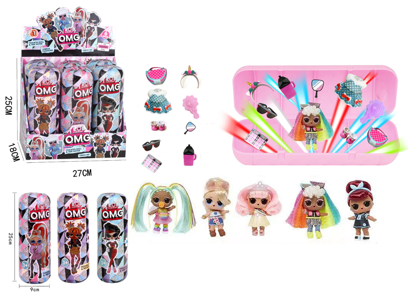6PCS Omg25 Cm Capsule Surprise Doll