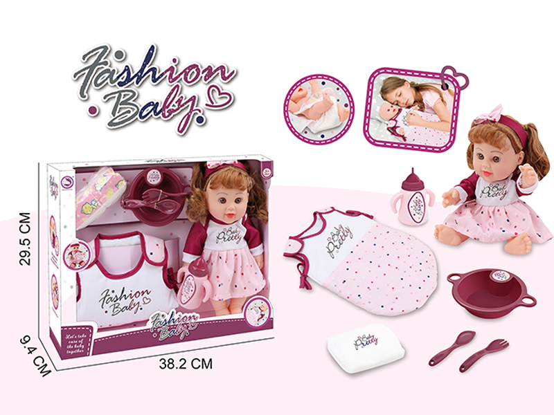 12 Inch Fully Enamelled Female Doll With Ic