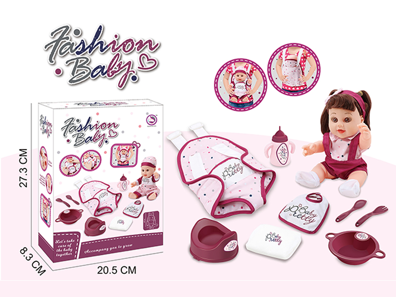 12 Inch Fully Enamelled Female Doll With Ic