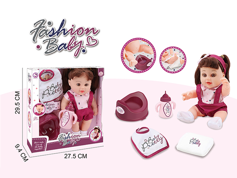 12 Inch Fully Enamelled Female Doll With Ic