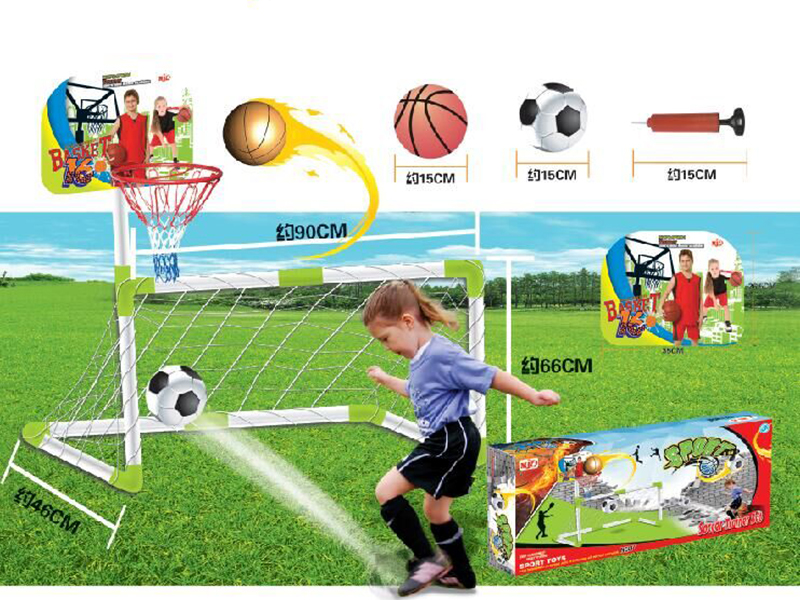 Football Gate Basketball Stand 2 In 1