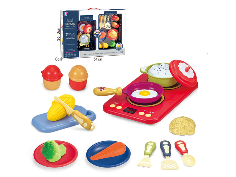 Kitchen Cooking Set Simulated Induction Cooker With Sound And Light