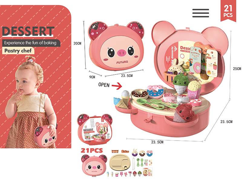 Shoulder Bag Dessert Theme 21PCS