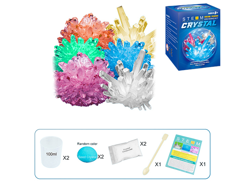 Crystal Planting And Growth Science Experiment (2 Crystals)