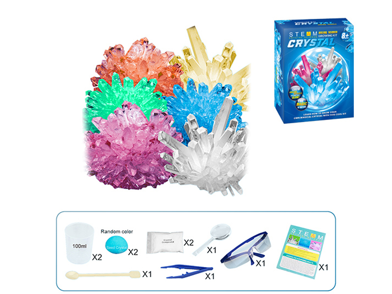 Crystal Planting And Growth Science Experiment Set(2 Crystals)