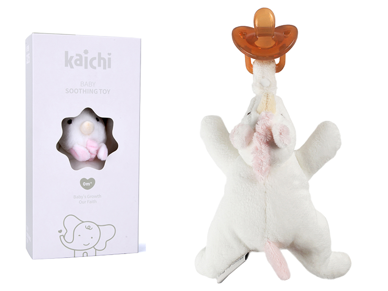 Unicorn Soothes Plush Doll (Silicone Pacifier 1)