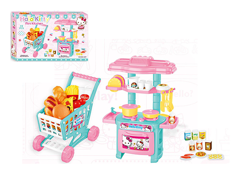 Two In One Shopping Cart / Tableware Table