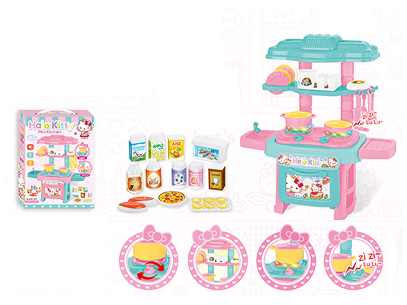 Tableware Table With Light And Music - KT Cat