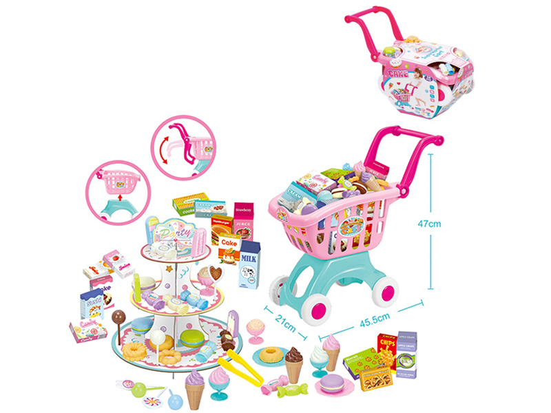 Shopping Cart + Dessert Counter