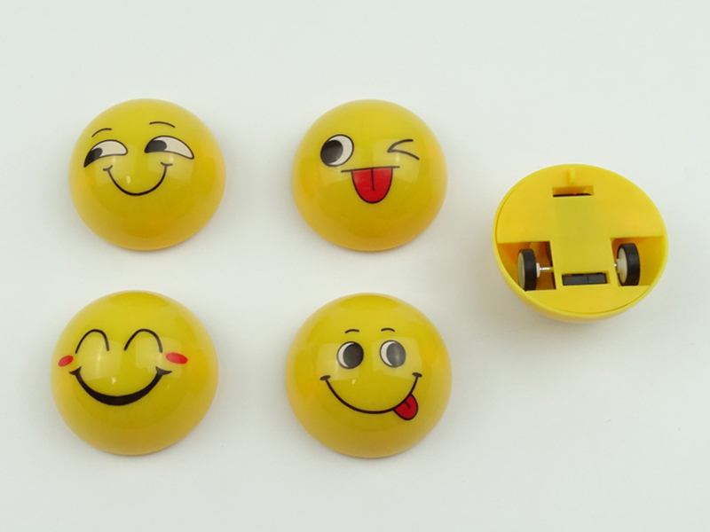 Expression Face Semicircle Pull Back Car