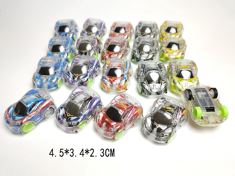 Transparent Color Printing Pull Back Car