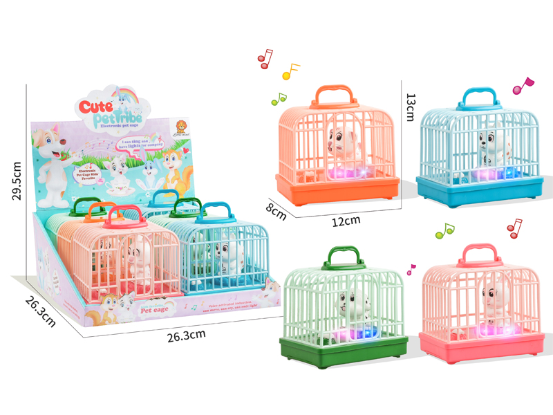 Pet Cage With Light And Music