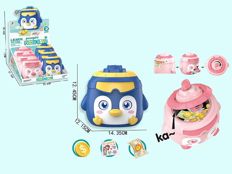 Penguin Piggy Bank 6pcs