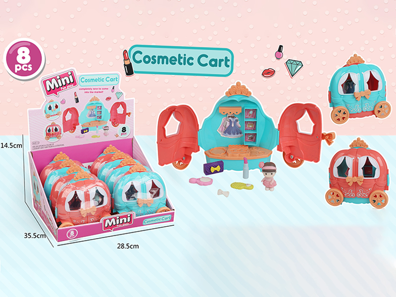 8Pcs Mini Pumpkin Car Eraser