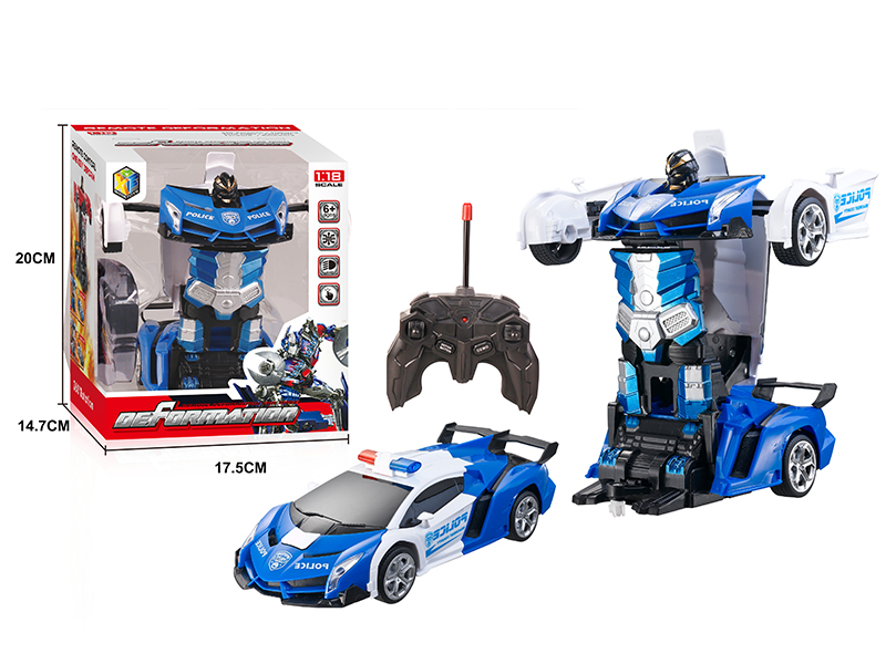 1:18 R/C Lamborghini Deformed Police Car