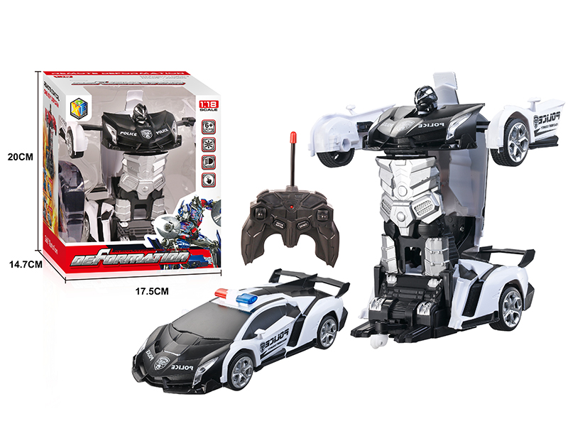 1:18 R/C Lamborghini Deformed Frosted Police Car