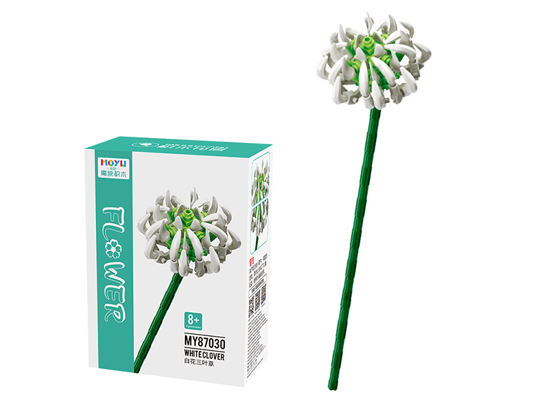 Building Block Flower Series - Whiteclover