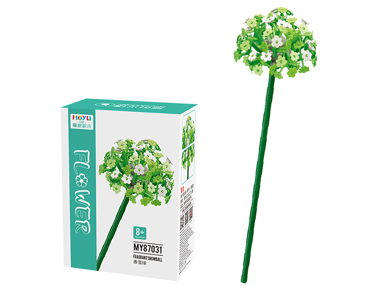 Building Block Flower Series - Fragrant Snowball