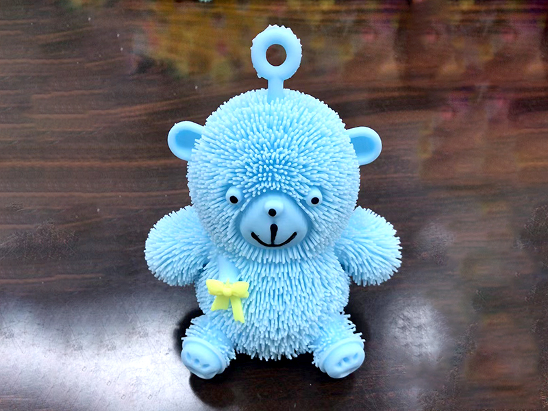 Sitting Plush Bear Toy With Light