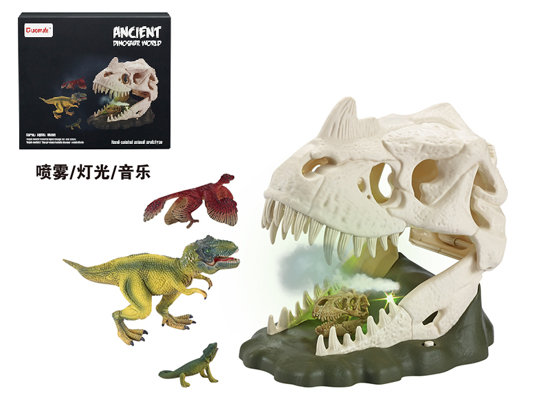 Spray Dinosaur Head Set