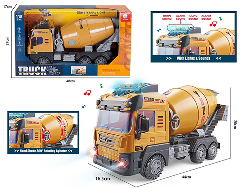 1:10 Friction Engineering Vehicle With Light And Music