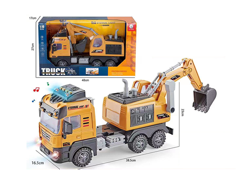 1:10 Friction Engineering Vehicle With Light And Music