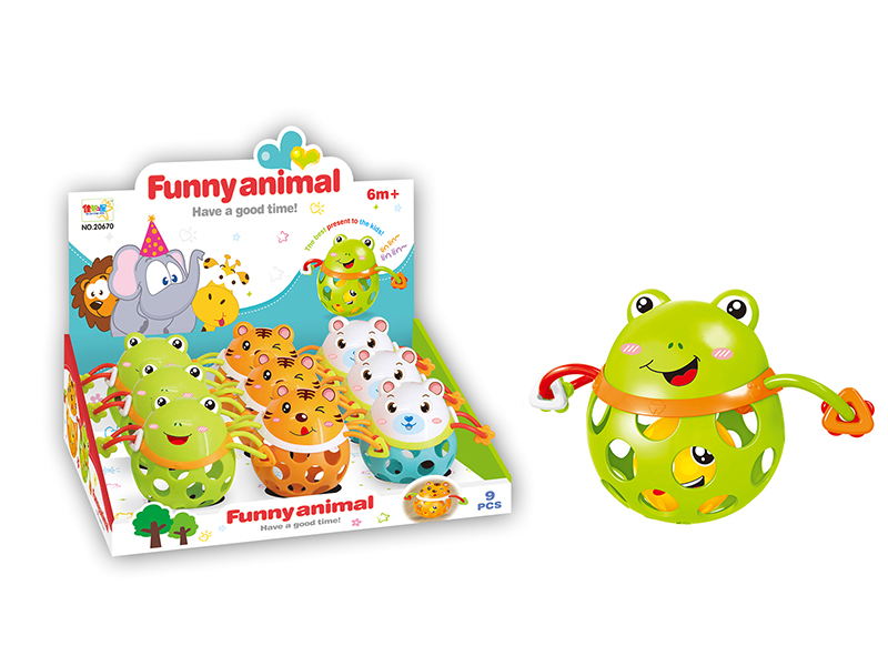 9PCS Soft Glue Animals - Three