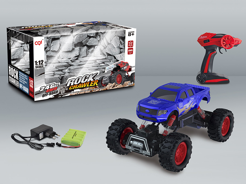 1:12 4WD Water Transfer Printing Pickup Remote Control Climbing Car With Light(2.4G)