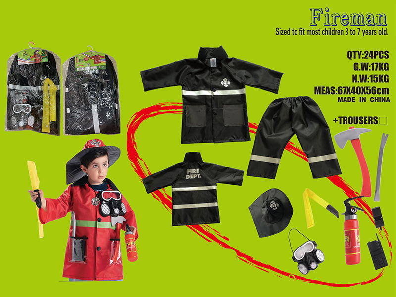 Children's Firefighter Uniform Set