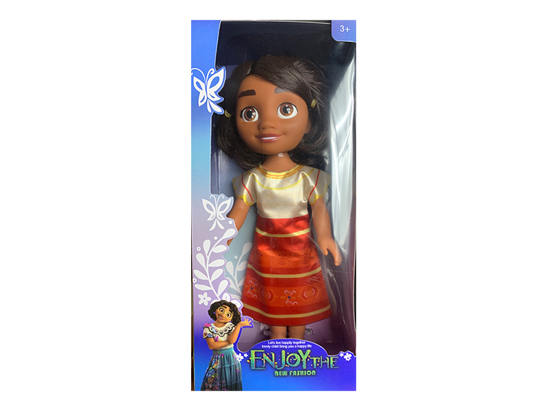 10 Inch 3D Eye Full Body Enamel Princess With Music