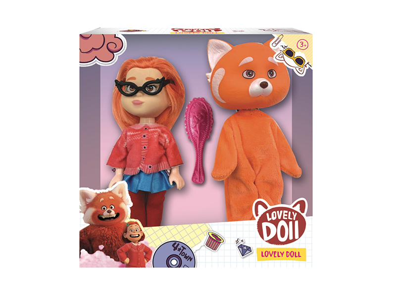 6 Inch Youth Deformation Record Double Comb With Glasses