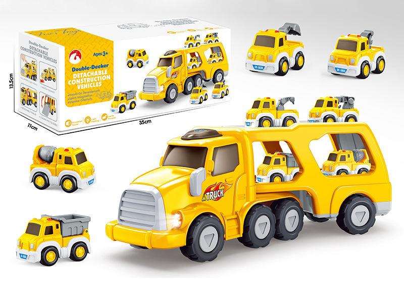 Inertia Double-Decker Engineering Tractor With Sound And Light