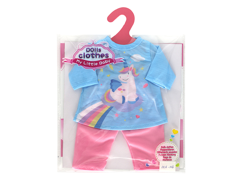 Doll Clothes - Blue Unicorn Set