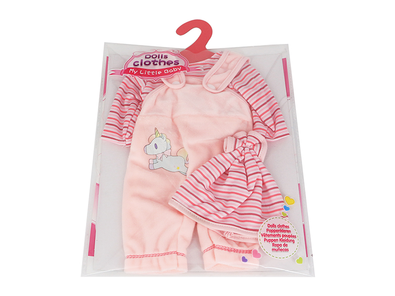 Doll Dress - Red Suspender Set