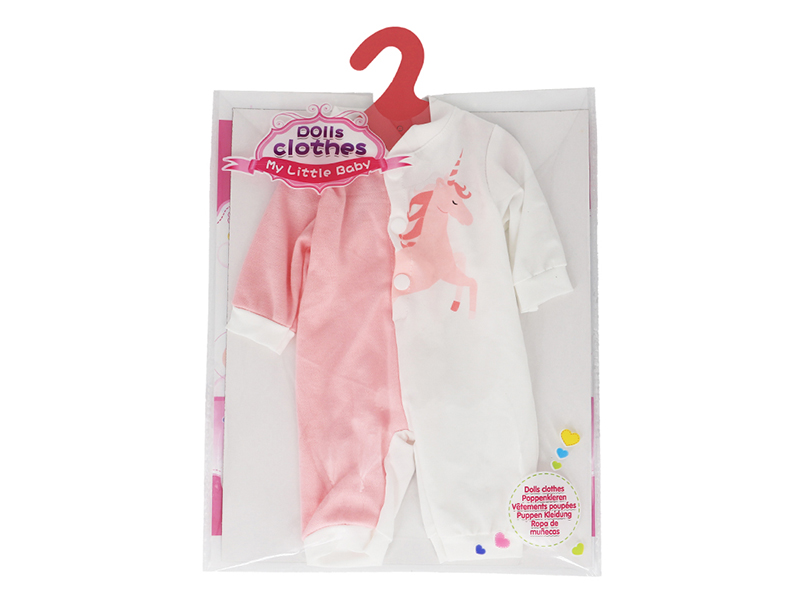 Doll Dress - Left And Right Color Unicorn Bodysuit