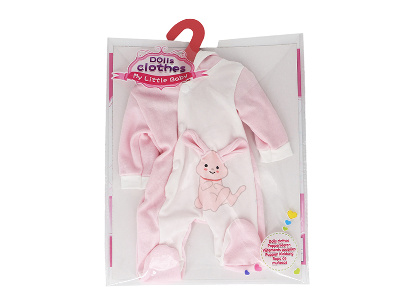 Doll Dress - Left And Right Color Hat Rabbit Bodysuit