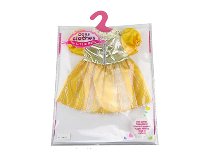 Doll Dress - Yellow Dress
