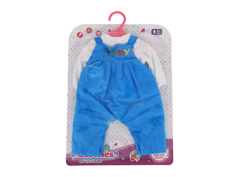 Doll Dress - 18 Inch Suspender Pants White Underwear
