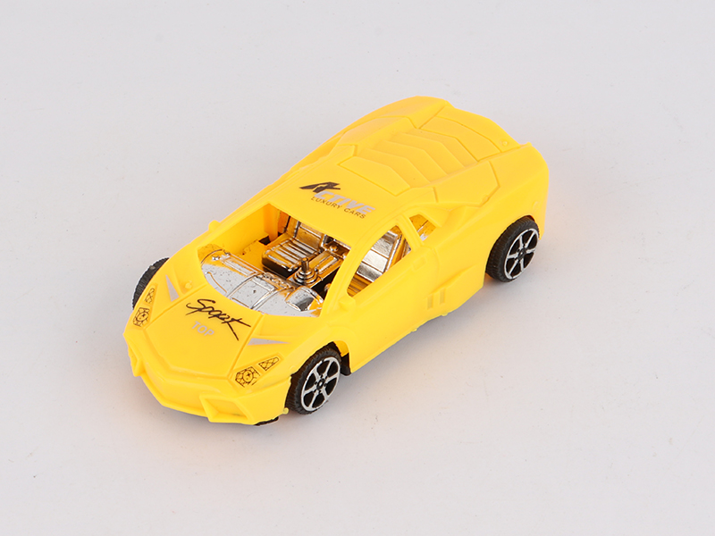 Solid Color Pull Back Race Car