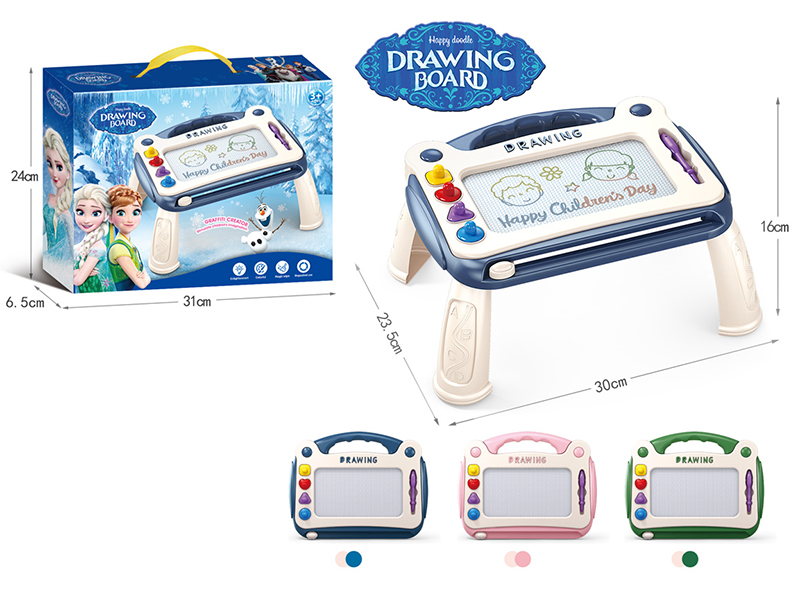 Frozen Multicolor Magnetism Drawing Board Table
