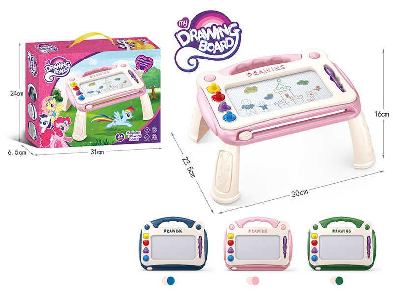 My Little Pony Multicolor Magnetism Drawing Board Table