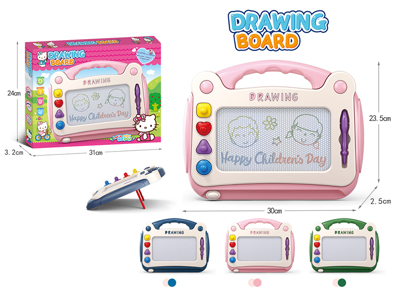 Hello Kitty Multicolor Magnetism Drawing Board