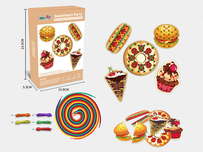 Rope Stringing Wisdom-Beneficial Toy Series - Sweetheart Party