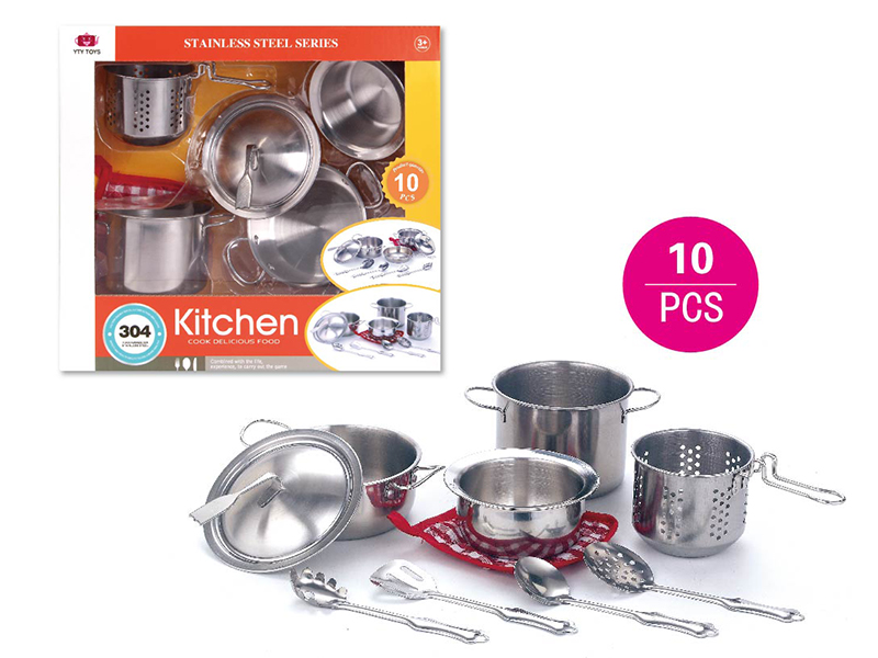 Stainless Steel Kitchen Set 10pcs