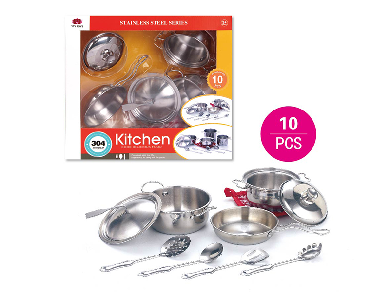Stainless Steel Kitchen Set 10pcs