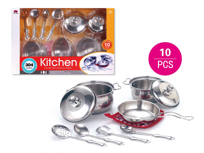 Stainless Steel Kitchen Set 10pcs