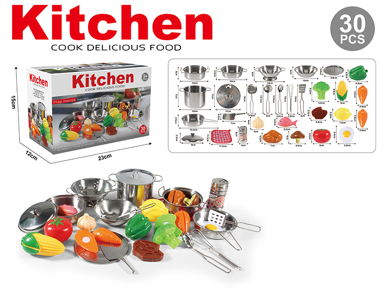 Stainless Steel Kitchen Set 30pcs